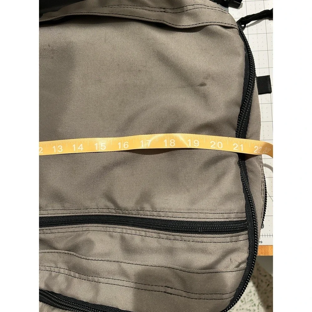 Vintage LL‎ Bean 3 Way Bag Briefcase, Backpack, Messenger Cross Body Bag Tan
